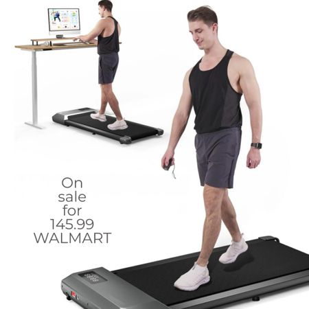 On sale at Walmart!  

Dpforest Walking Pad, 0.6-3.8 MPH, 2 in 1 Under Desk Treadmill with 300lbs Capacity, Installation-Free Walking and Jogging Machine for Home and Office Use(Gray)

#LTKSaleAlert #LTKActive #LTKFitness