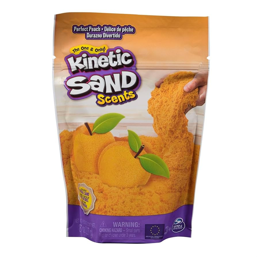 Kinetic Sand, 8oz Perfect Peach Scented Play Sand, Sensory Toys for Kids Ages 3 and up | Amazon (US)