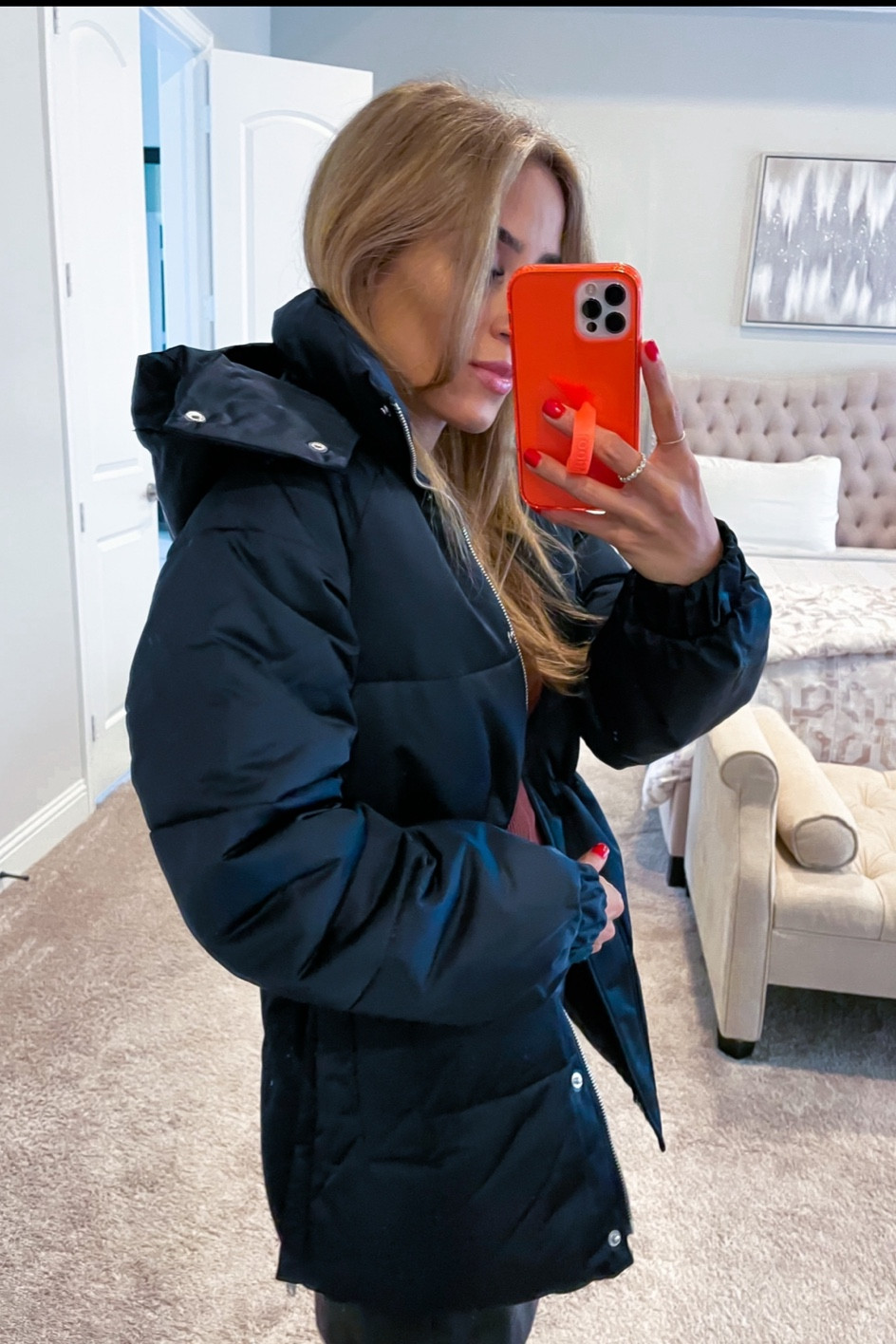 Puffer jacket size xxs use code AFBELBEL 

#LTKunder100 #LTKsalealert #LTKunder50