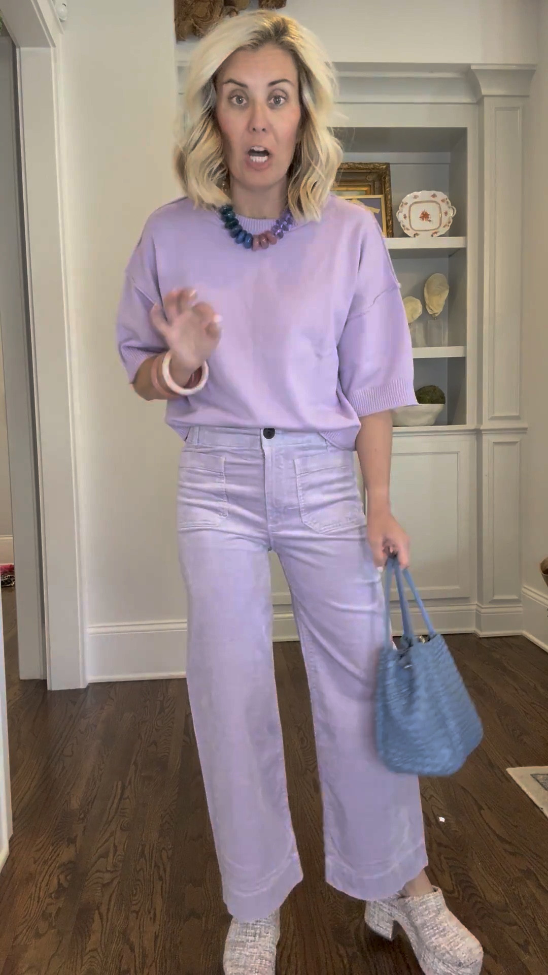 Who doesn’t love a monochromatic look? 
I know I do! Add a pop of color and done! 

Top - xs
Pants - 26

#LTKgrwm #LTKootd #LTKOver40