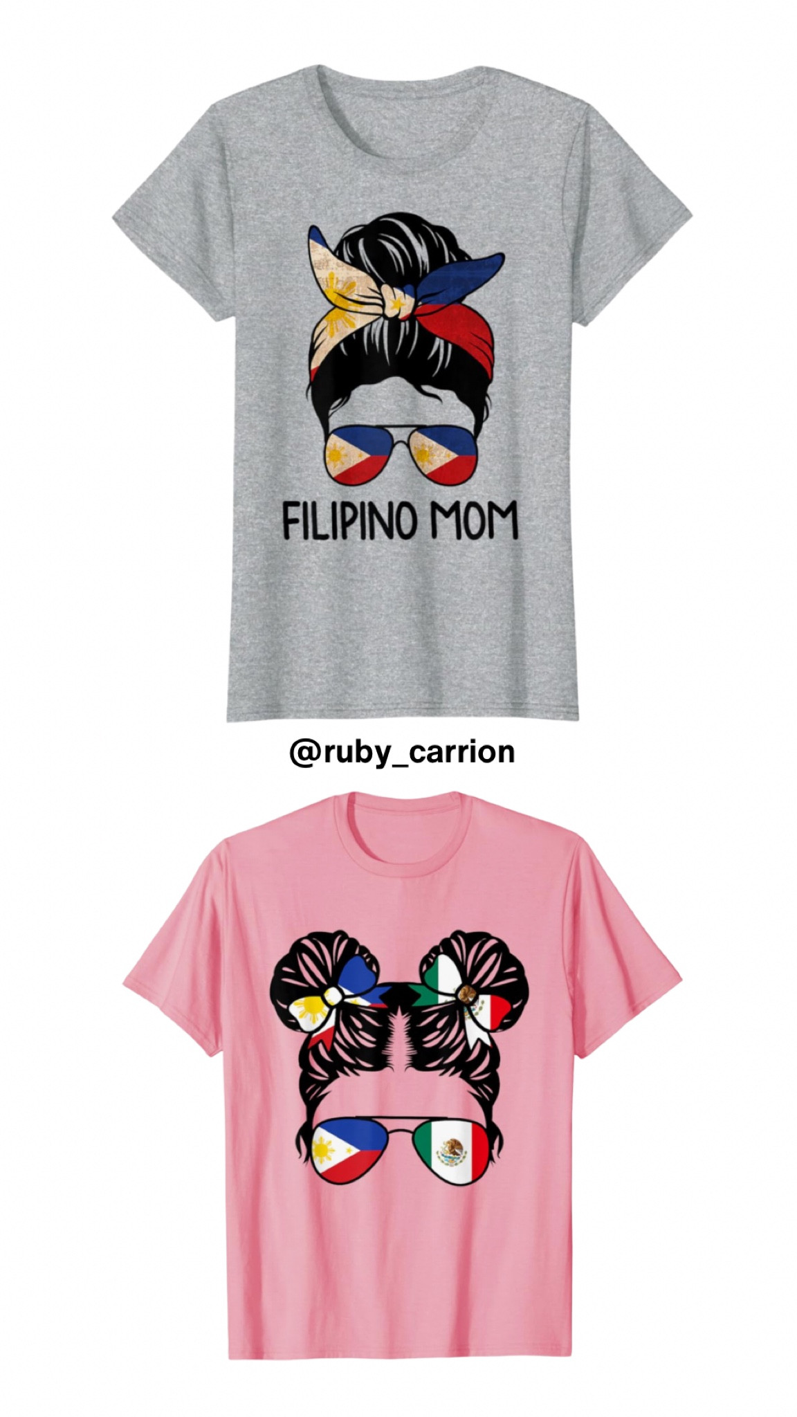 Filipino mom shirt 

Half Mexican Half Filipino Heritage shirt. 

Found it on Amazon!

#LTKfamily