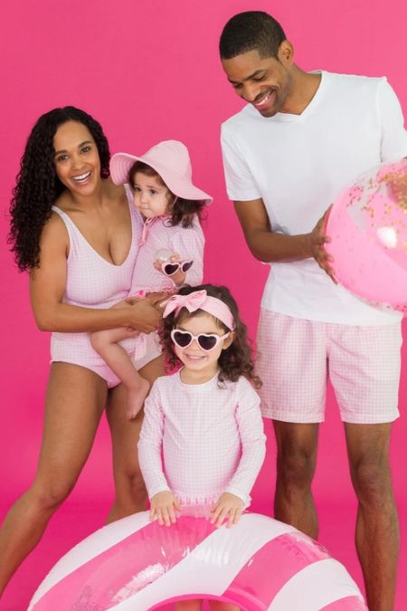 Family matching rufflebutts swimwear! We can’t wait to hit the beach this summer with these new suits. My husband is such a good sport rocking the pink gingham 💕

#LTKswim #LTKtravel #LTKkids