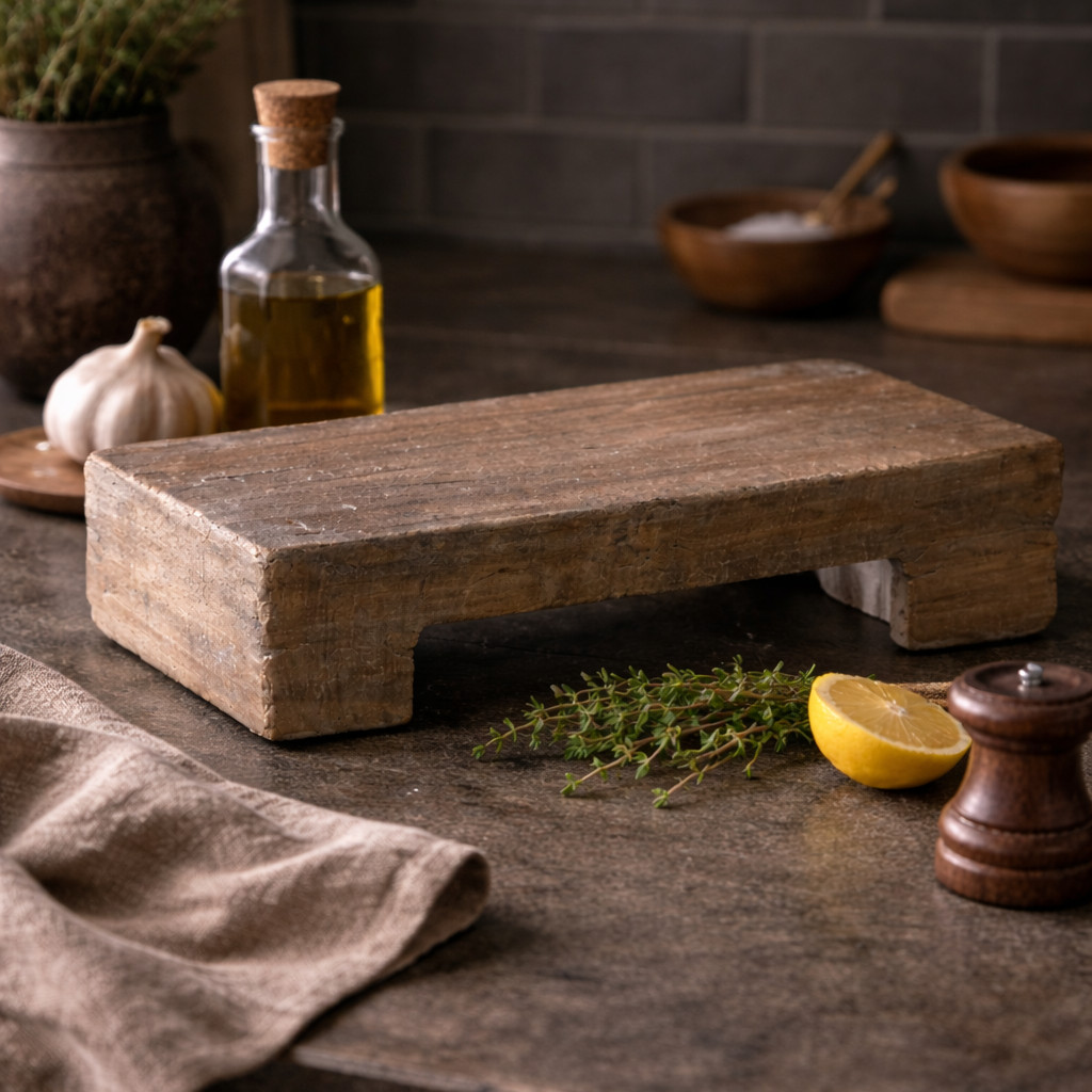 Tan Ceramic Riser Trivet | luxe bCO