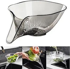 Multi-functional Drain Basket with Funnel, 2024 New Kitchen Sink Drain Basket with Strainer Conta... | Amazon (US)