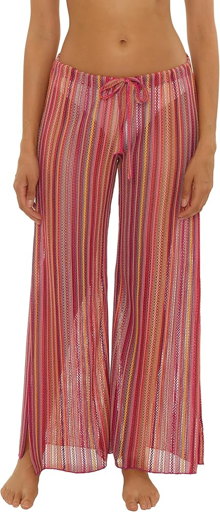 BECCA Women's Seaside Harem Pants, Casual, High Side Slits, Beach Cover Ups for Women | Amazon (US)