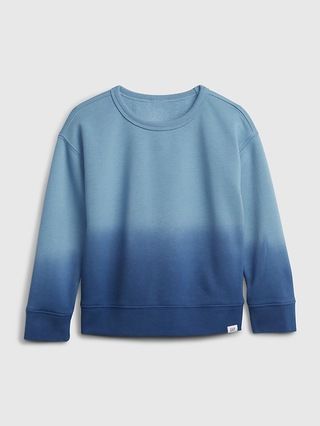 Toddler Dip-Dye Crewneck Sweatshirt | Gap (US)