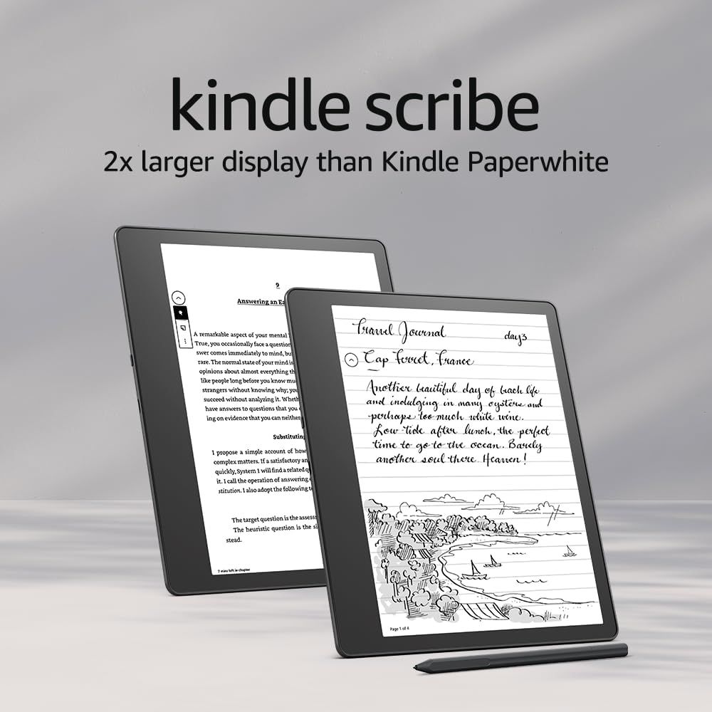 Amazon Kindle Scribe (64 GB) the first Kindle and digital notebook, all in one, with a 10.2” 30... | Amazon (US)