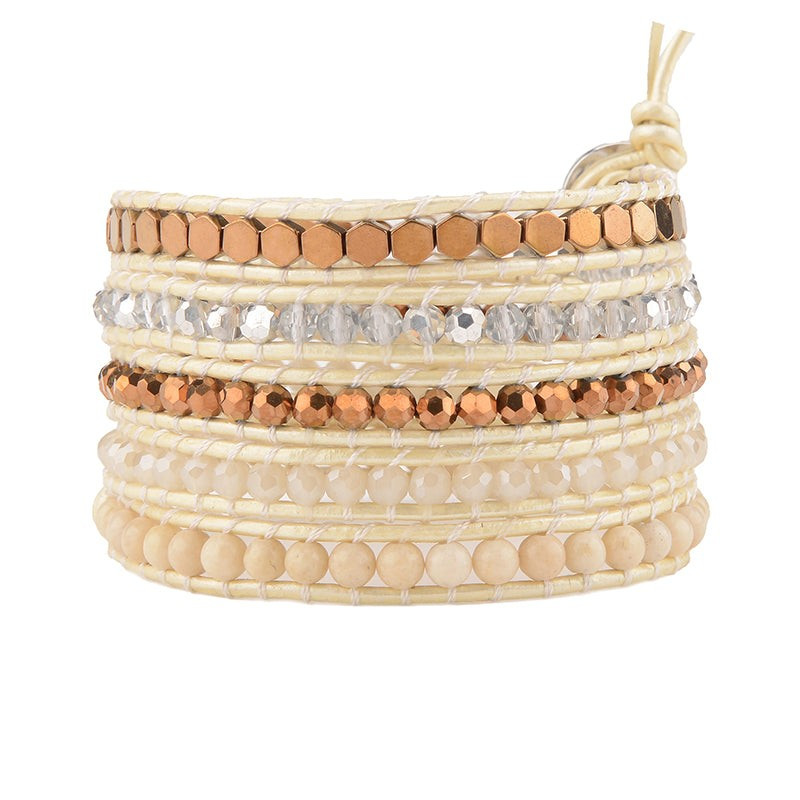 Cappuccino Crystals on Ivory | Victoria Emerson