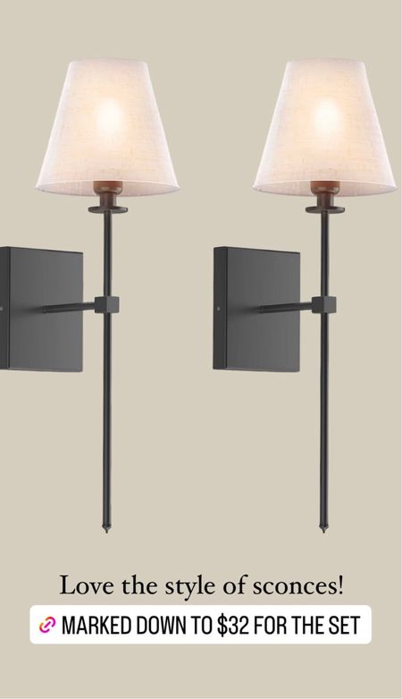 Amazon Prime Day Lighting deal! Do you need a pair of sconces at a great price? Look no further! Love the linen shades on this set. 

Home decor
Lighting inspiration
Living room design 

#LTKxPrimeDay #LTKsalealert #LTKhome