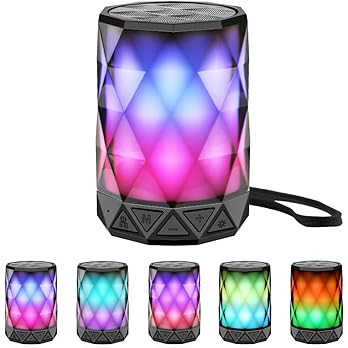 LED Portable Bluetooth Speakers with Lights, LFS Night Light Waterproof,Speakers Color Change Blu... | Amazon (US)
