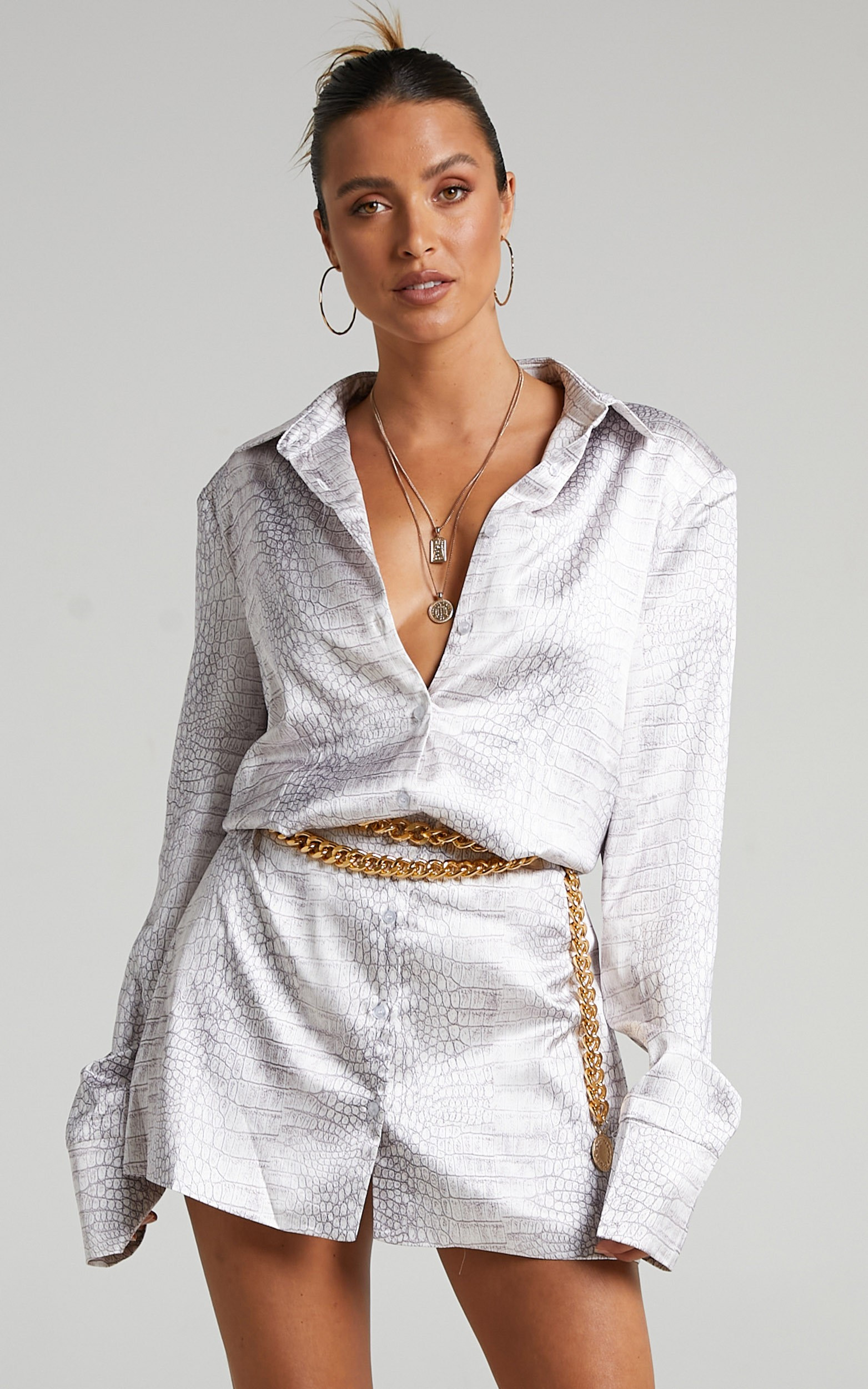 Lioness - Mirror Image Mini Dress in python | Showpo | Showpo - deactived