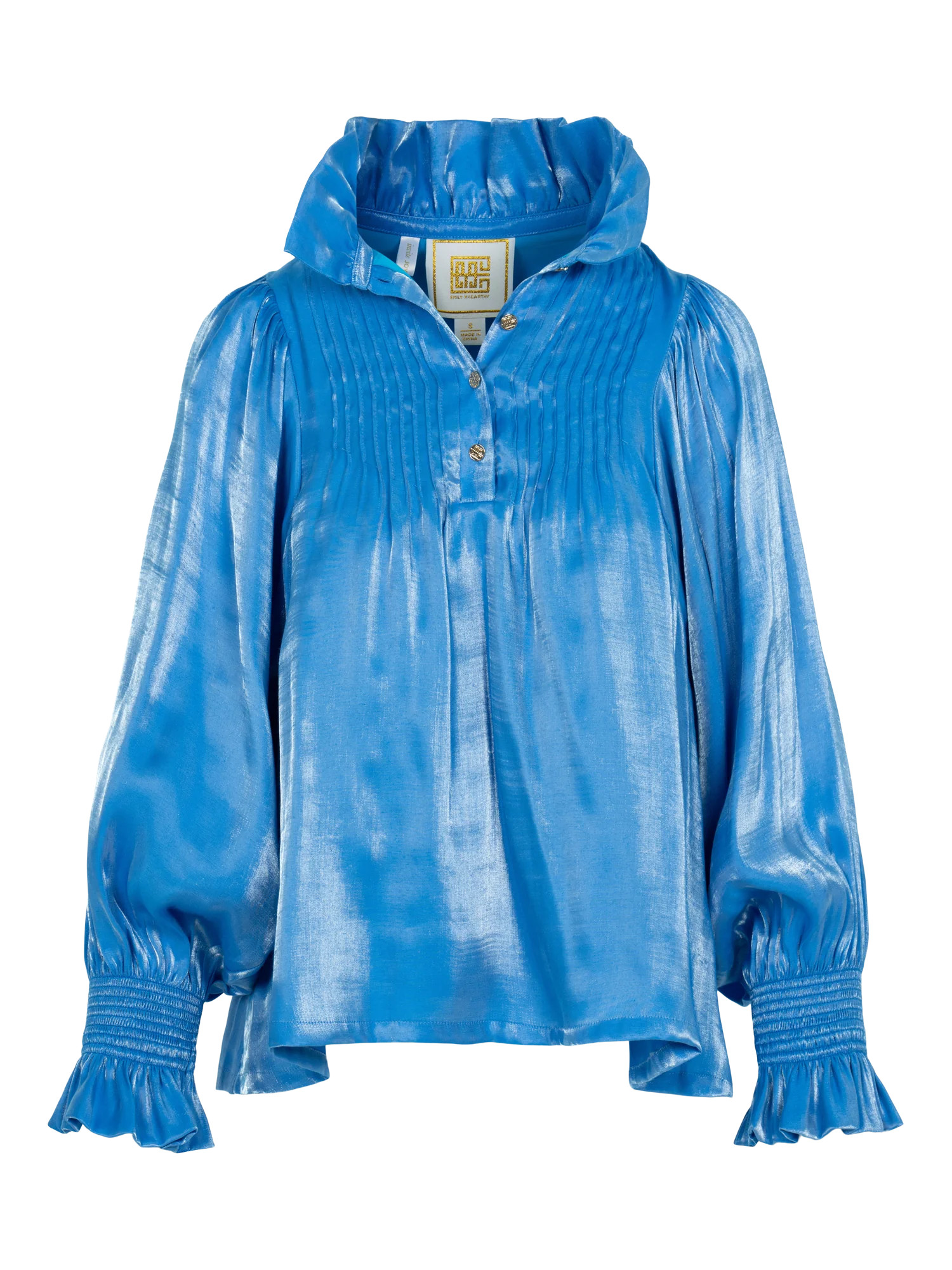 Charlotte Top in Sapphire | Emily McCarthy