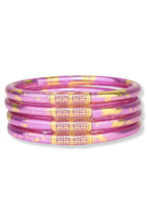 BudhaGirl Koi Rose Bangle Bracelets Set of 4 | The Willow Tree
