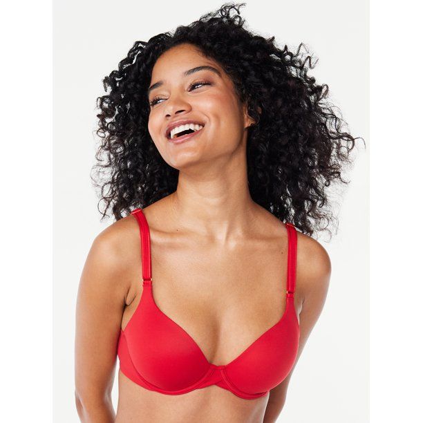 Joyspun Women's Smoothing T-Shirt Bra, Sizes 34B to 42DD | Walmart (US)