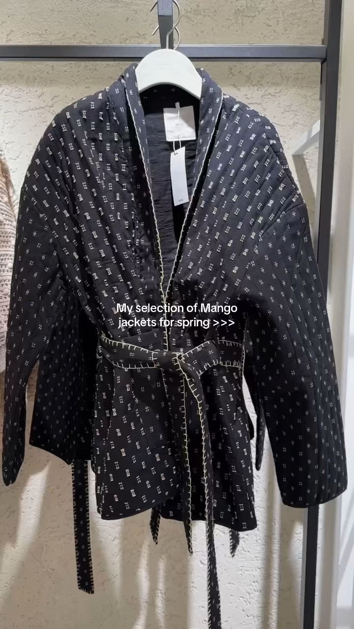 Ideal spring jackets from Mango 🖤 Quilted jacket, crochet jacket & contrast edge cardigan. I am wearing the smallest sizes in all the pieces. I also added more of my favorite spring items. They are all minimal, classy & will be easily incorporated in your existent wardrobe. 

Tags: Mango new-ins, Mango new arrivals, Mango new collection, Mango Selection, spring look, spring outfit, casual look, spring fashion, spring style, easy styling, simple everyday look, chic & basic outfit, primavera, effortless, Parisian look, casual outfit, street style, city break look, brunch outfit, linen essentials.


#LTKSeasonal #LTKstyletip #LTKVideo