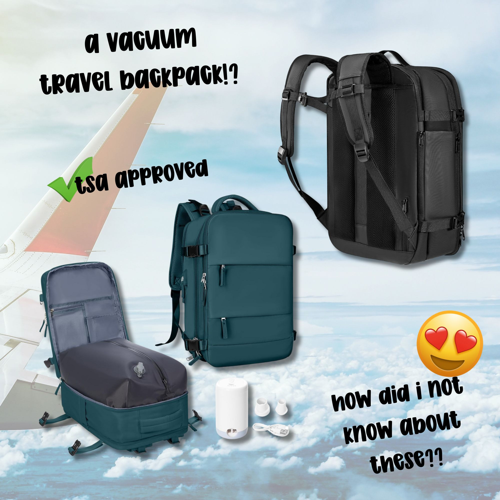 Full disclosure - I have not tried these yet, but I was intrigued! This may be great for a carry on bag! Definitely something to look into! #paidlinks
#travel #travelbackpack #compressionbackpack #spacesavingbackpack 

 #LTKTravel