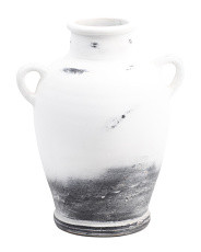 16in Lynden Terracotta Vase With Handles | TJ Maxx