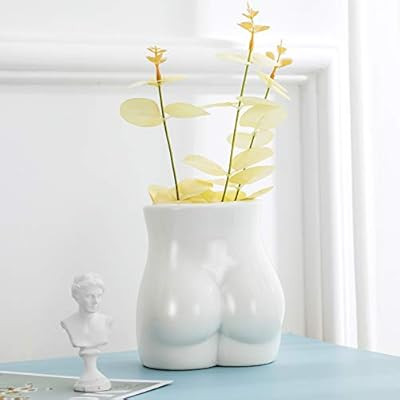 Gelible Body Flower Vase, Ceramic Minimalist Vase Decorative Flower Vase, Flower Arrangement Crea... | Amazon (US)