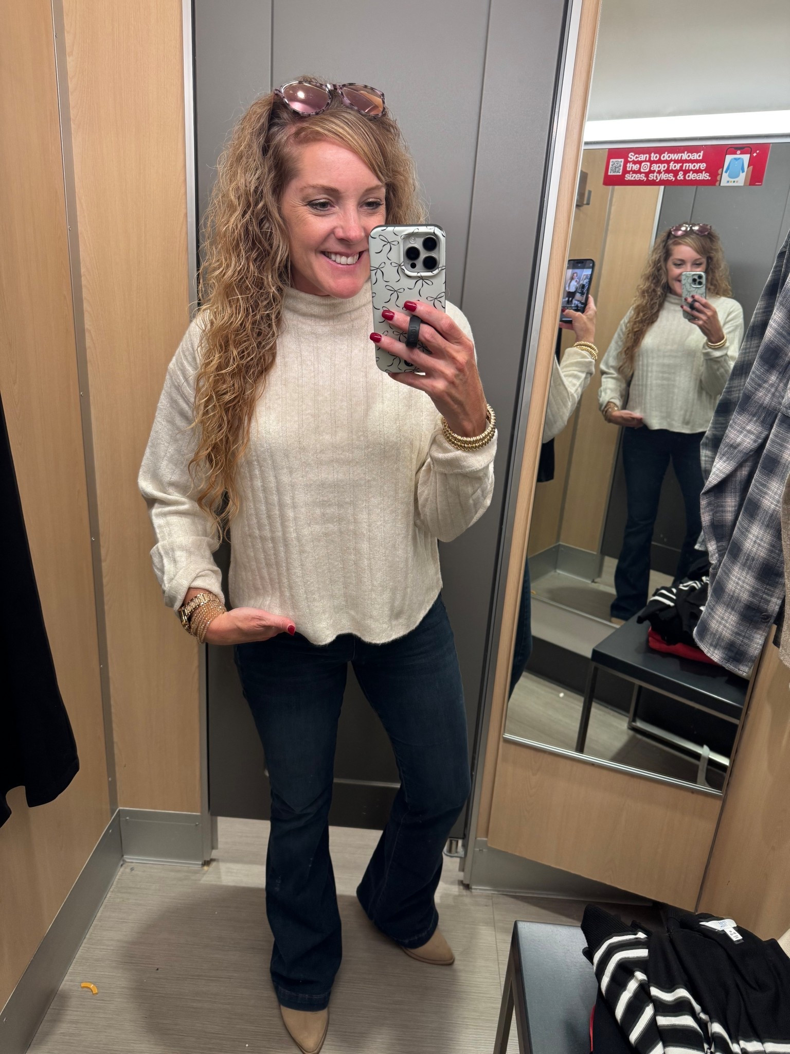 Target 🎯 workwear / work outfit / fall fashion / fall outfit 

Mock neck sweater - size large 
Jeans- size 4, regular 
Ankle Boots- size 8, tts 


#LTKOver40 #LTKWorkwear #LTKFindsUnder50