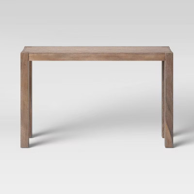 Bayshore Herringbone Console Table Brown - Threshold™ | Target