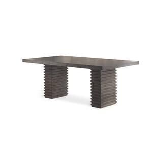Steve Silver Mila Gray Extendable Dining Table MI500TTB - The Home Depot | The Home Depot