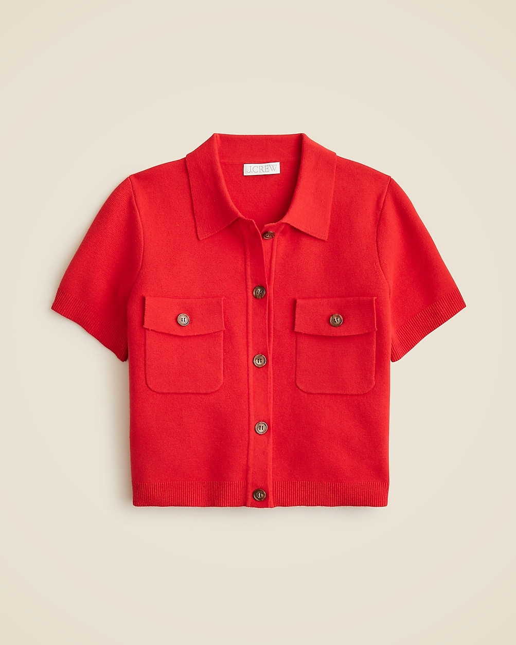 Short-sleeve pocket cardigan sweater | J. Crew US