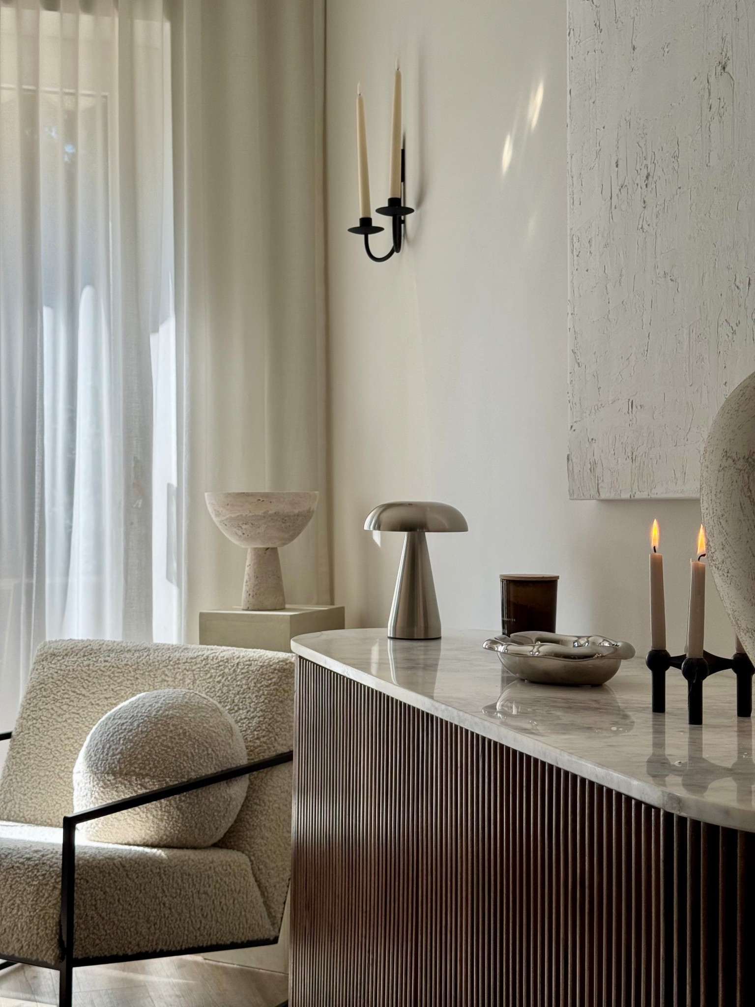 Travertine, marble & wood 🤎

My faves 🫶🏼

#LTKhome #LTKeurope #LTKuk