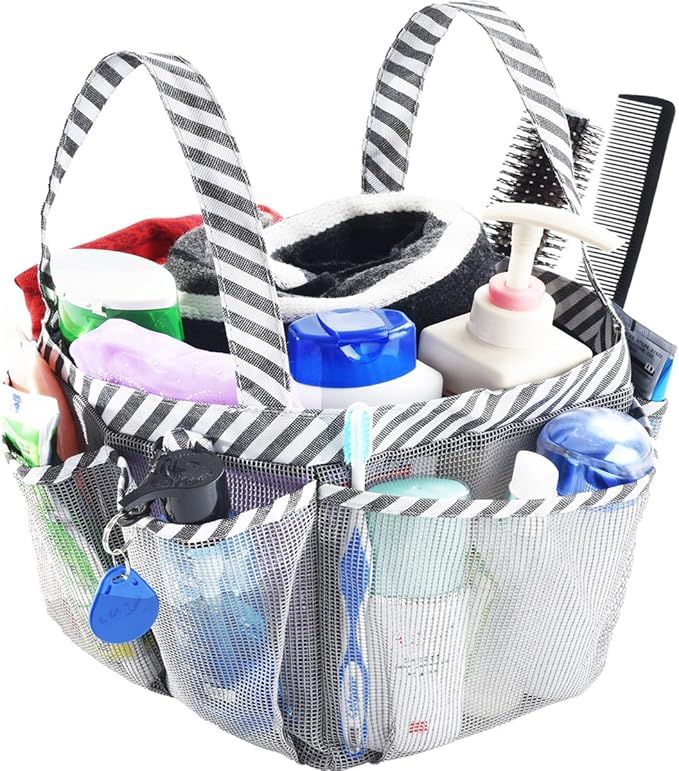 Haundry Mesh Shower Caddy Tote,Portable College Dorm Bathroom Tote，Quick Hold for Camp Gym，8 ... | Amazon (US)