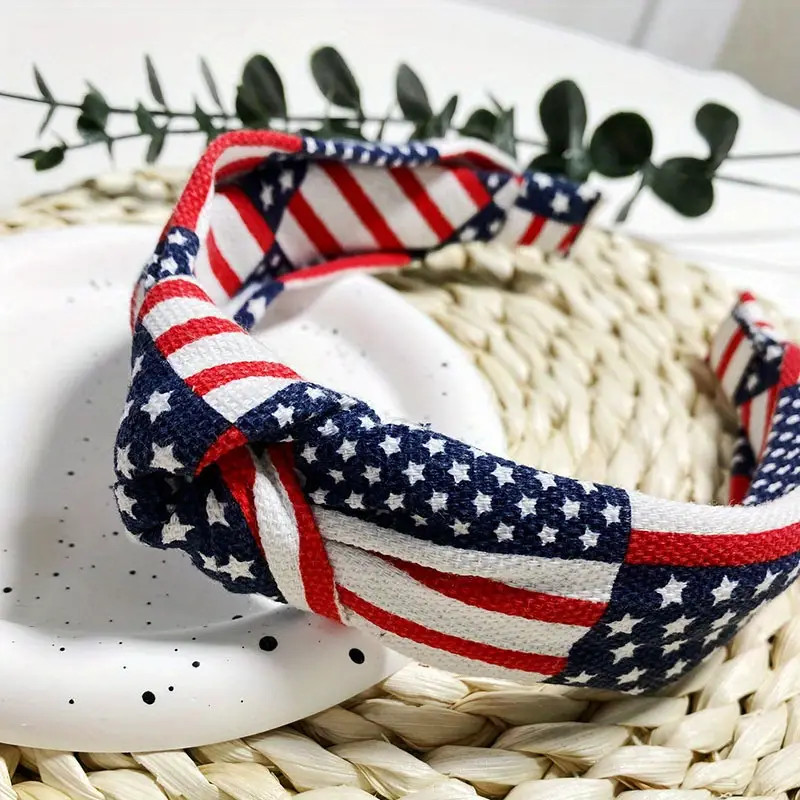 American Flag Element Knotted Headband Independence Day Hair - Temu | Temu Affiliate Program