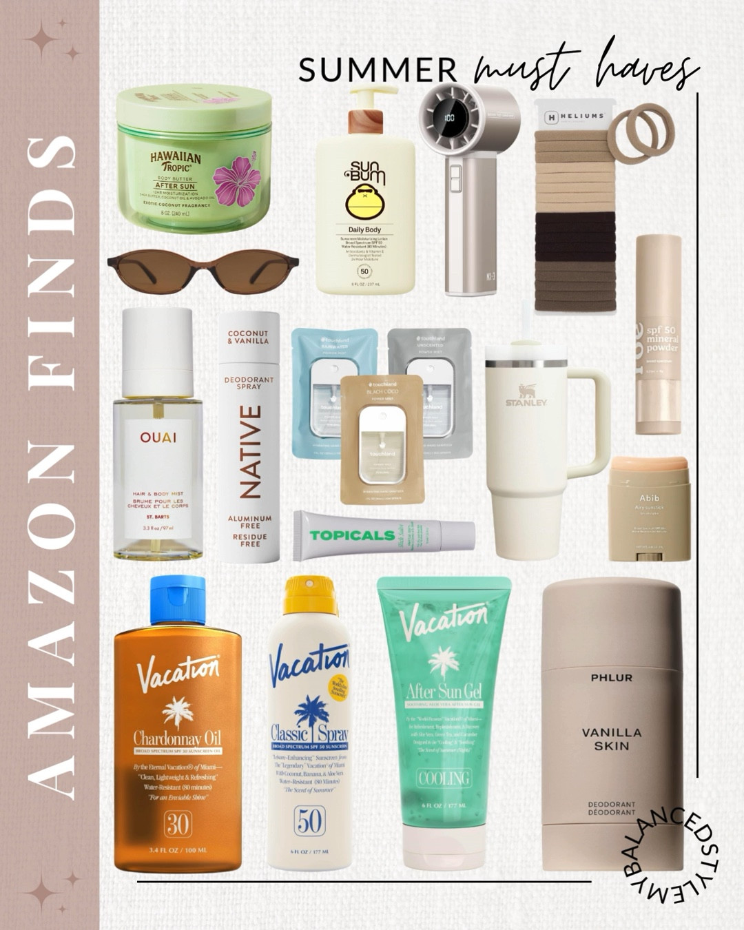 Amazon summer essentials

Summer skincare favorites
Daily SPF essentials
Hydrating face mists
Vitamin C serums
Lightweight moisturizers
Lip balm with SPF
Cooling beauty products
Everyday wellness finds
Travel size essentials
Hot weather must haves

#LTKSeasonal #LTKSaleAlert #LTKBeauty