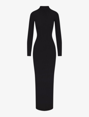 Soft Lounge turtleneck stretch-woven maxi dress | Selfridges