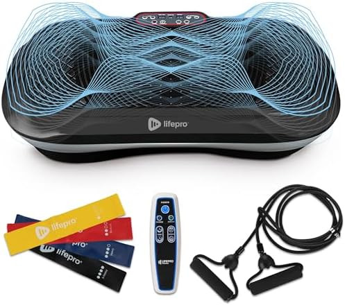 Lifepro Waver Vibration Plate Exercise Machine for Lymphatic Drainage, Muscle Activation, Full-Bo... | Amazon (US)