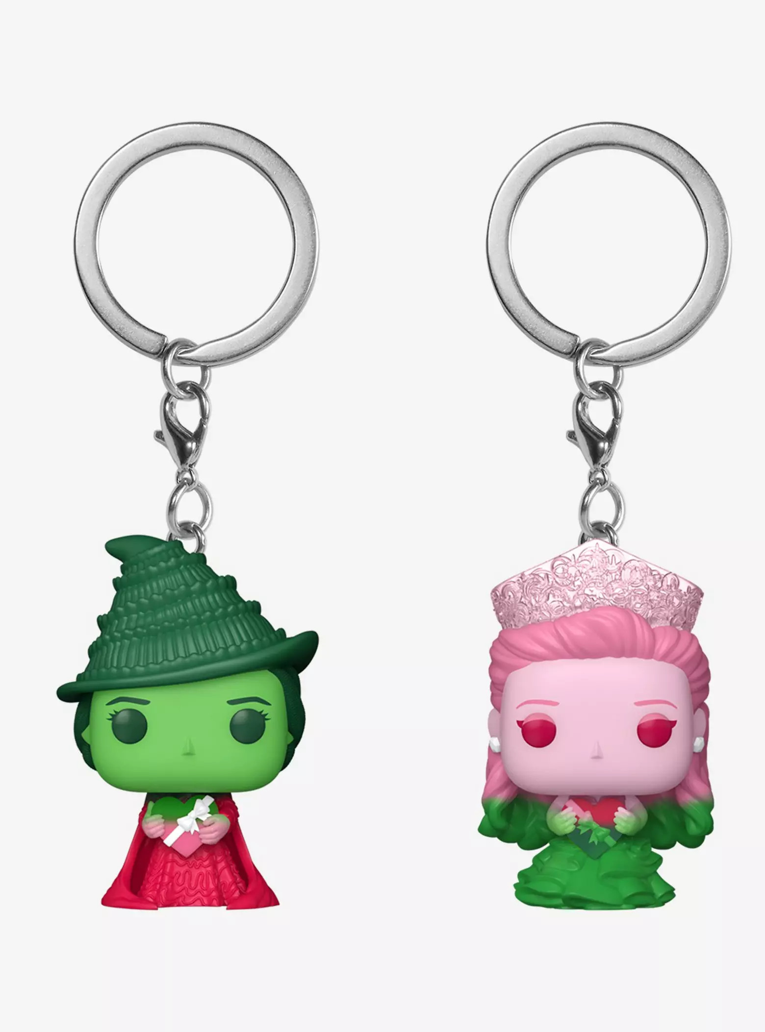 Funko Pocket Pop! Keychain Wicked Elphaba Thropp & Glinda Upland Ombré Vinyl Keychain Set | BoxLunch