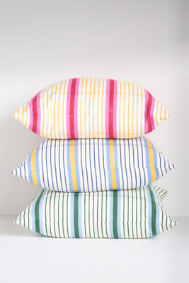 Thea Printed Stripe Pillow | Anthropologie (US)