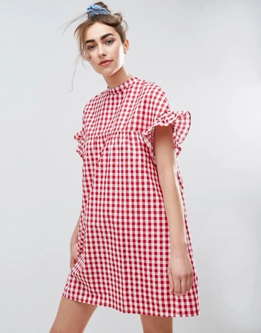 ASOS - Robe babydoll à carreaux vichy | Asos FR