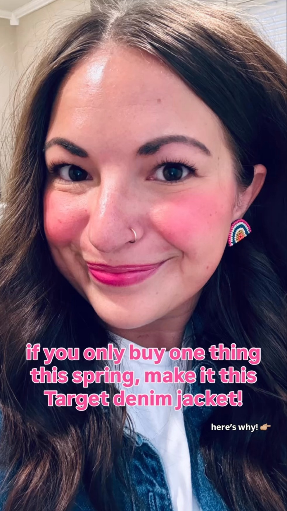 if you only buy one thing this spring, make it this Target denim jacket! The kind of denim jacket you can throw on with literally anything. Oversized, insanely soft & instantly pulls any outfit together. If you see me wearing this every day… mind your business 😉

#LTKootd #LTKMidsize #LTKWorkwear