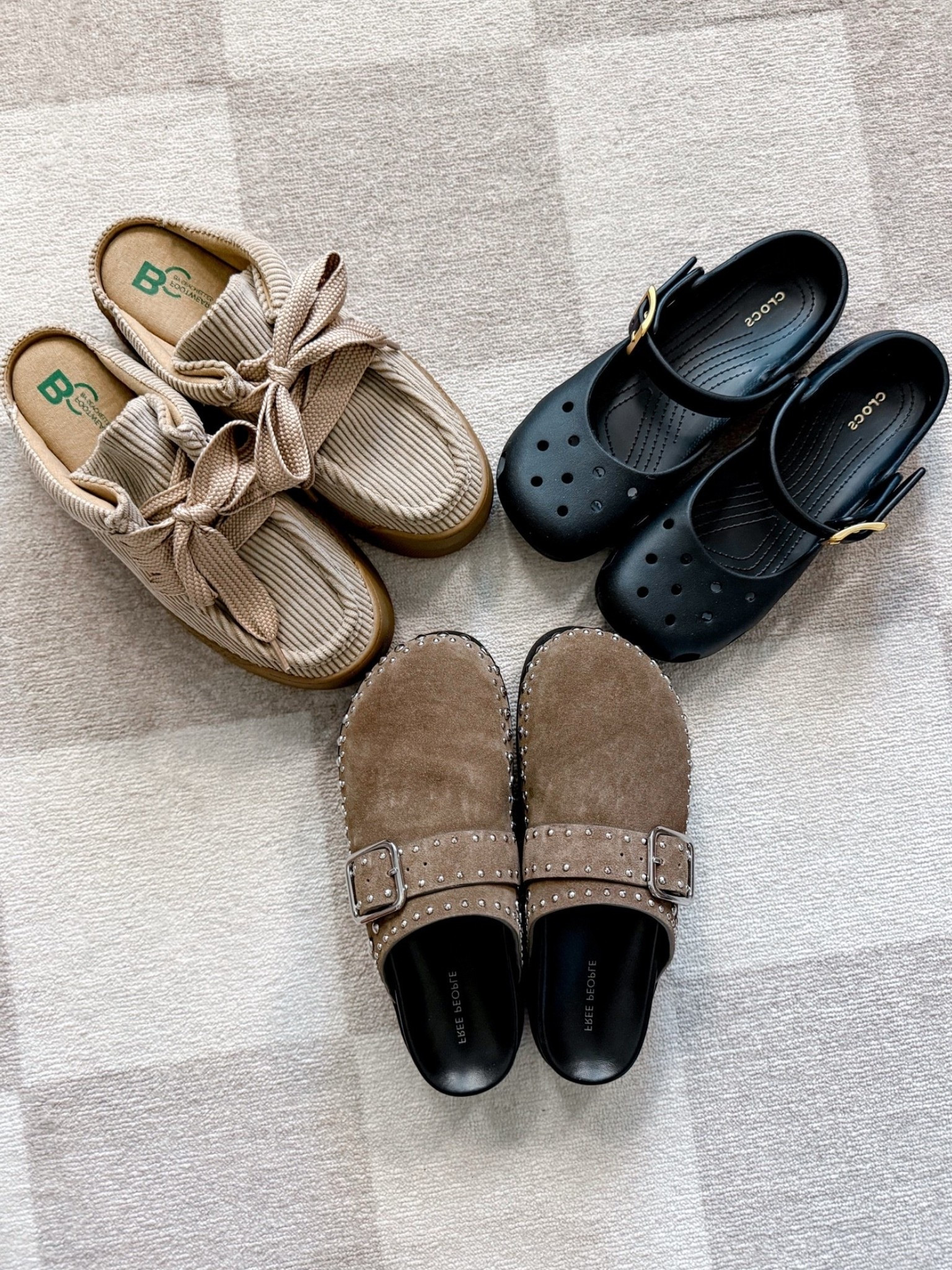 I size down in crocs but I wear my true size in both mules. 
 #freepeople #mules #crocs

#LTKOver40 #LTKmomlife