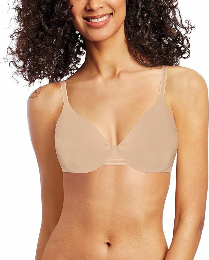 Bali One Smooth U Underwire Bra, Smoothing Shapewear Bra, Concealing Full-Coverage Bra with Front... | Amazon (US)