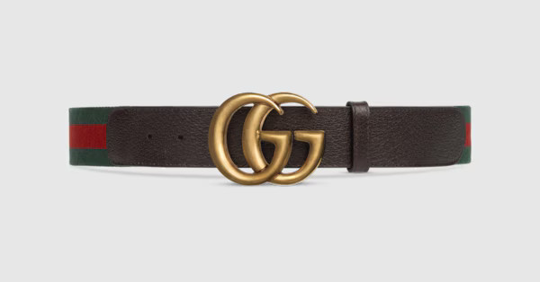 Web belt with Double G buckle | Gucci (US)