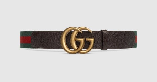 Web belt with Double G buckle | Gucci (US)