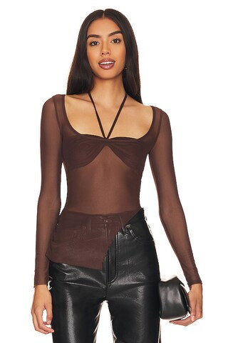 superdown Shania Top in Brown from Revolve.com | Revolve Clothing (Global)