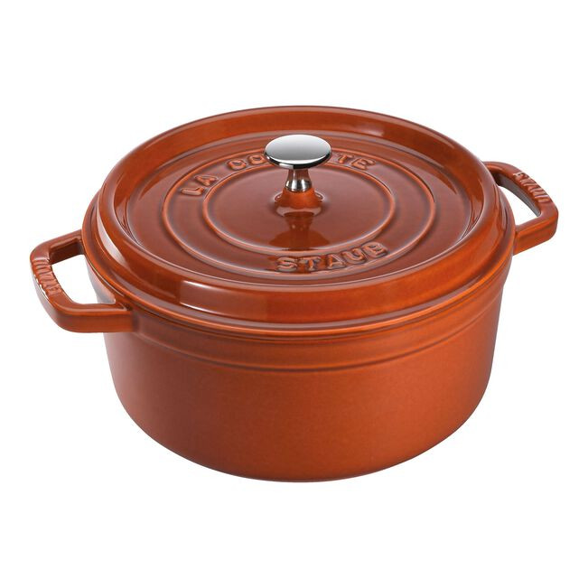 7 qt, Round, Cocotte, Burnt Orange | The ZWILLING Group Cutlery & Cookware