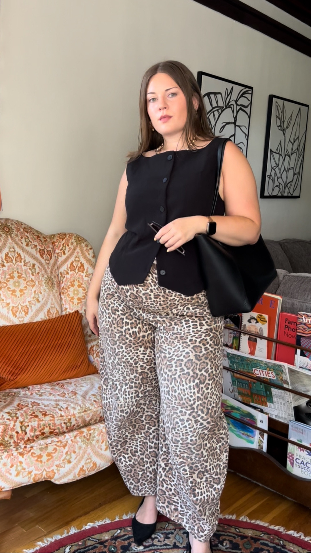 Who says work from home can’t be stylish? This boat neck vest and animal print horseshoe denim are a perfect combo - both cozy and chic - for those summery work daysSun

#LTKSeasonal #LTKFindsUnder100 #LTKMidsize
