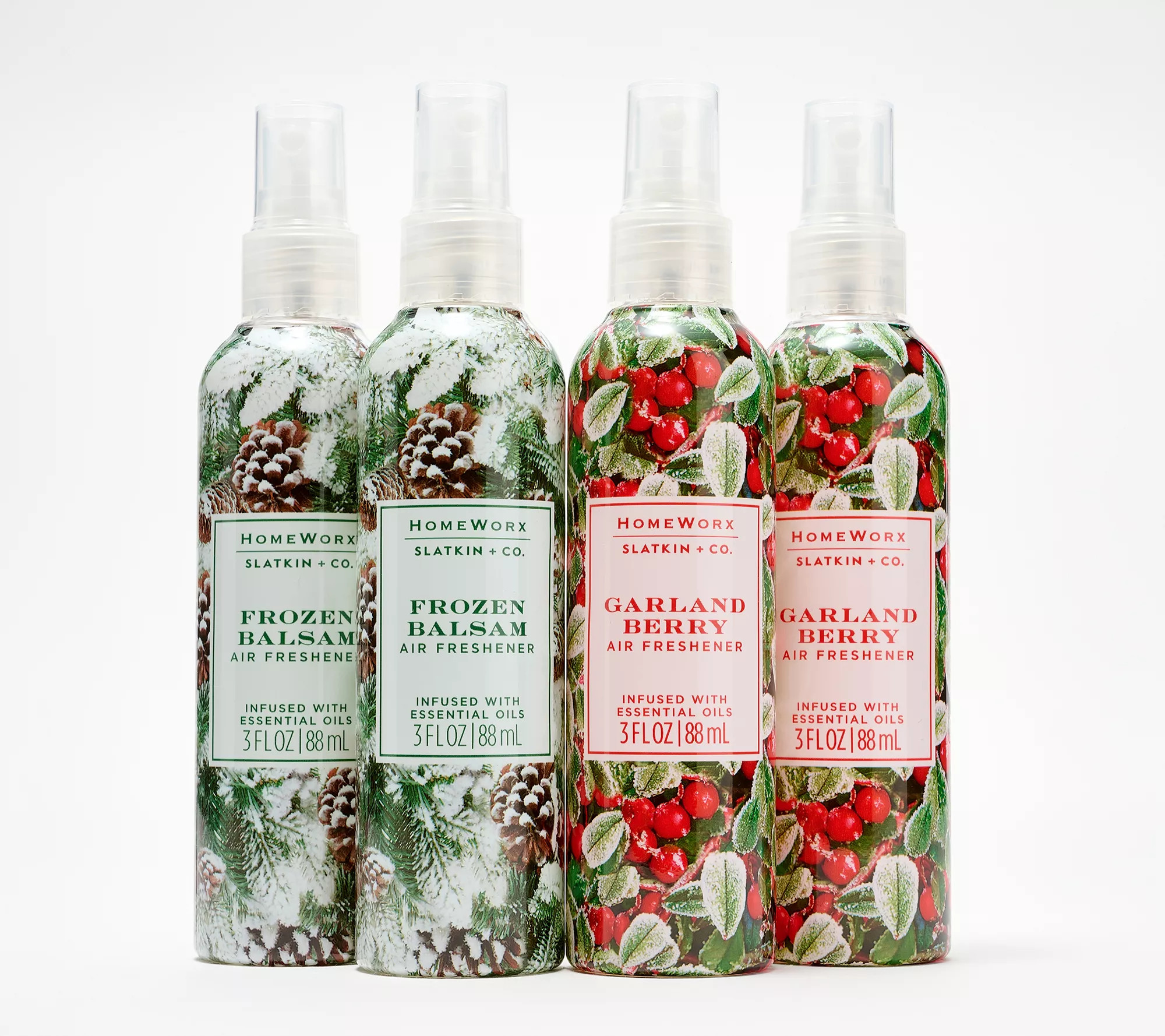 HomeWorx by Slatkin + Co. S/4 Travel Size Air Freshner Sprays | QVC
