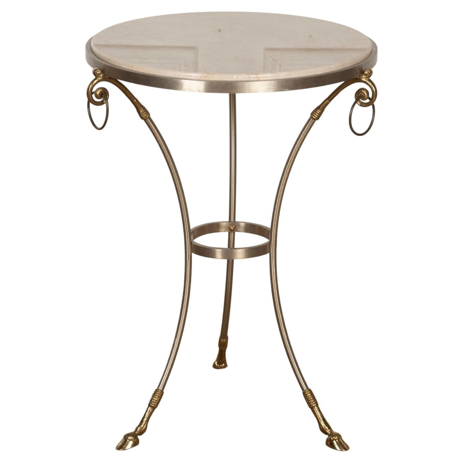 Mid-Century French Neoclassical Revival Occasional Table | 1stDibs