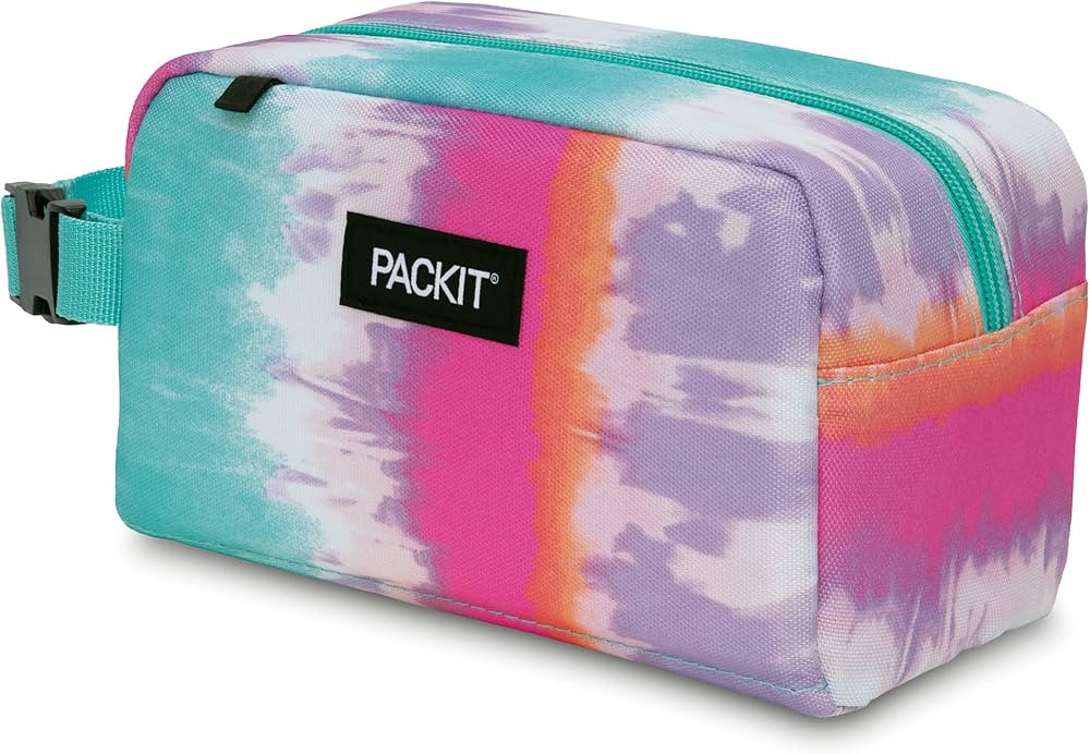 PackIt Freezable Snack Box, Tie Dye Sorbet, Built with EcoFreeze Technology, Collapsible, Reusabl... | Amazon (US)