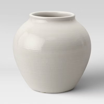 Ceramic Vase Ivory - Threshold™ | Target
