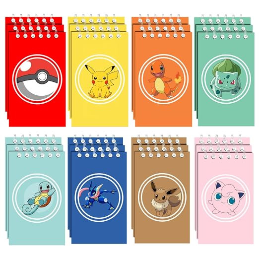 24 Pieces Cartoon Mini Notebooks Theme Party Favor Notepad Spiral Pocket Notebook Birthday Gifts ... | Amazon (US)