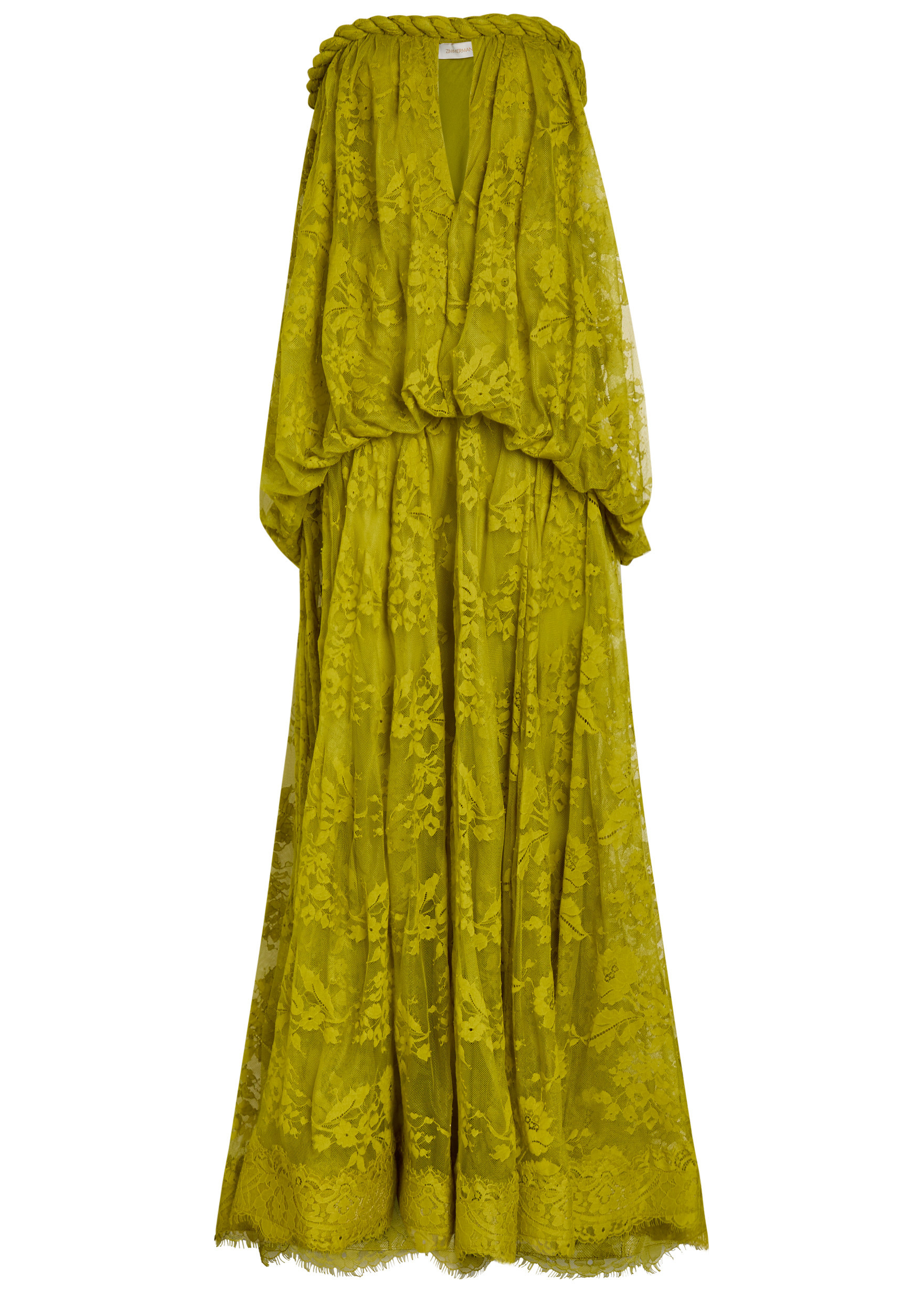 Luna strapless lace gown | Harvey Nichols