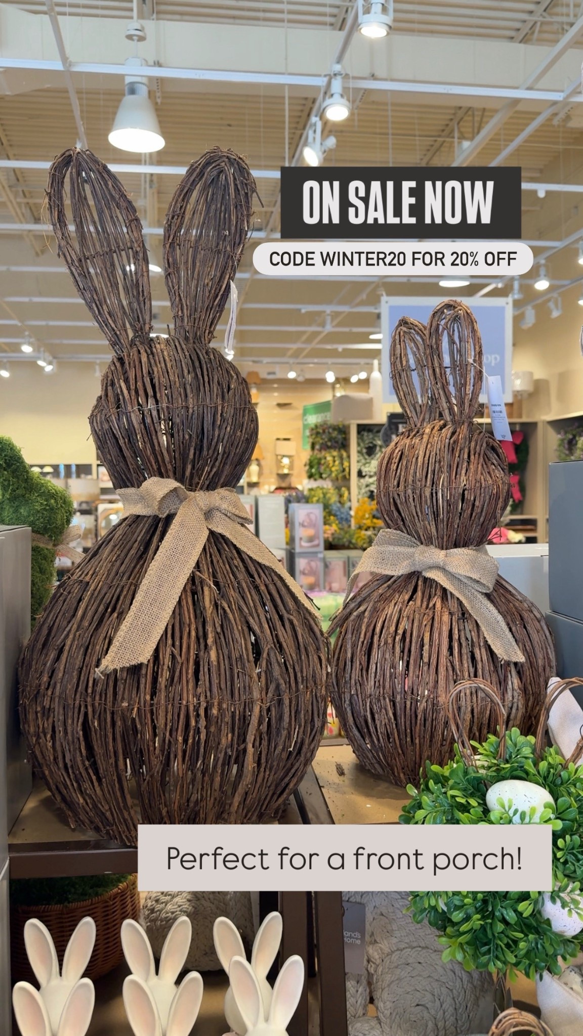 Kirklands finds | Easter decor | spring decor | Easter front porch decor | rattan bunny | pottery barn inspired

#LTKSaleAlert #LTKHome #LTKSeasonal